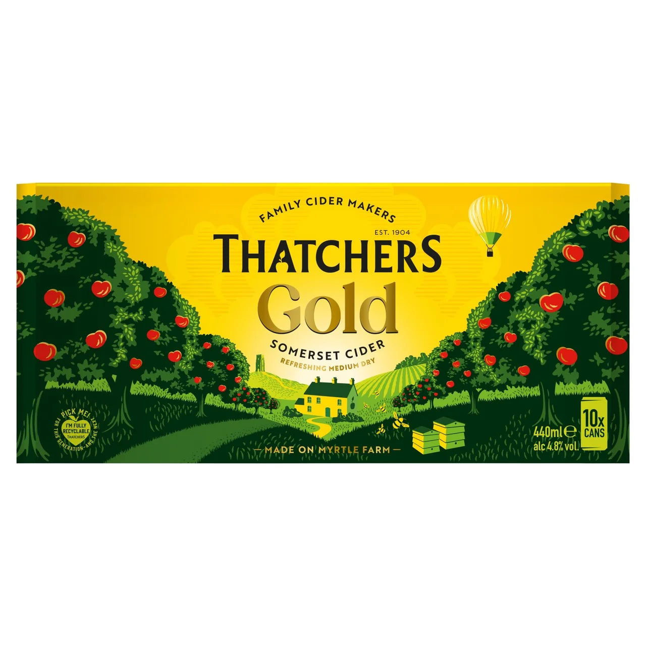 Thatchers Gold Cider 10x440ml