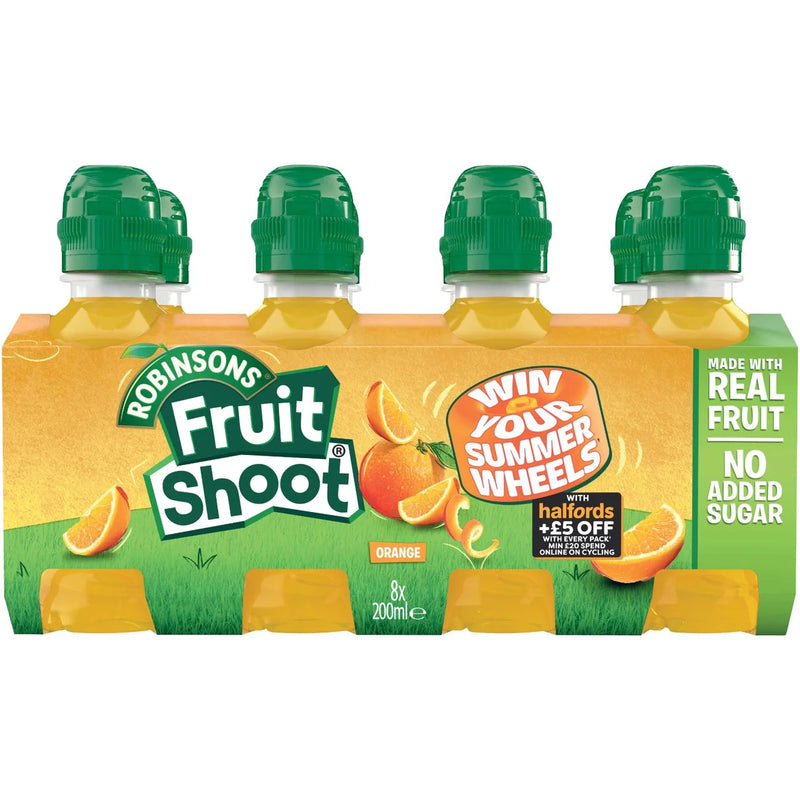 Fruit Shoot Orange Kids Juice Drink 8x200ml