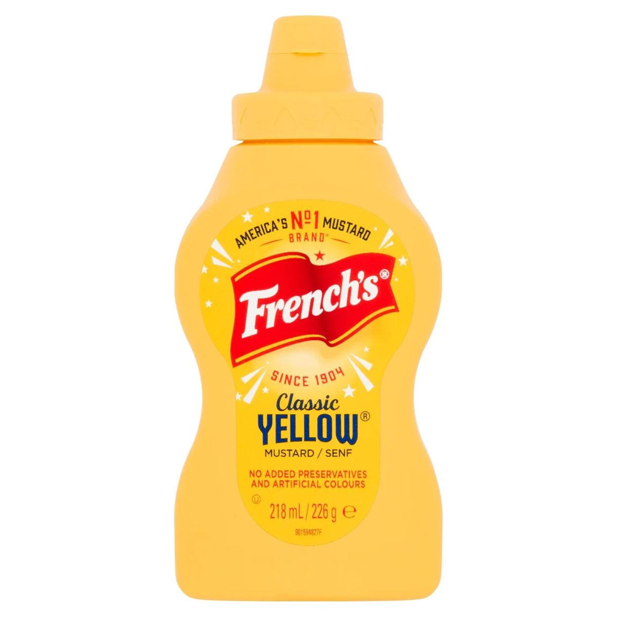 French's American Classic Yellow Squeezy Mustard 226g