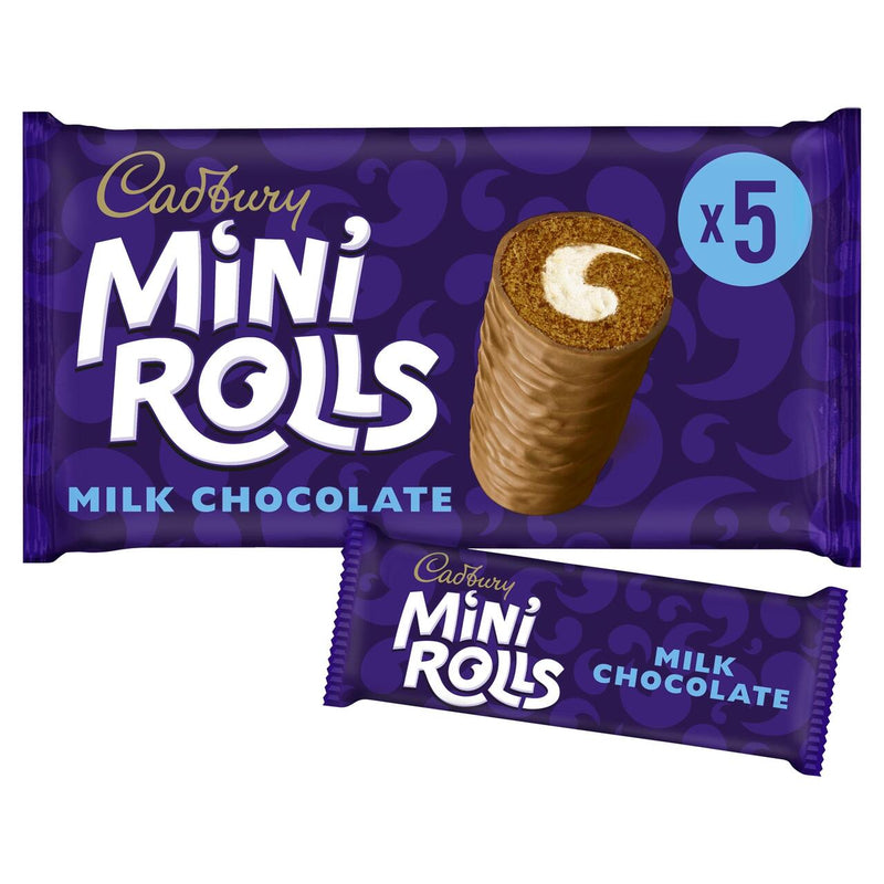 Cadbury Chocolate Mini Rolls Cakes x5