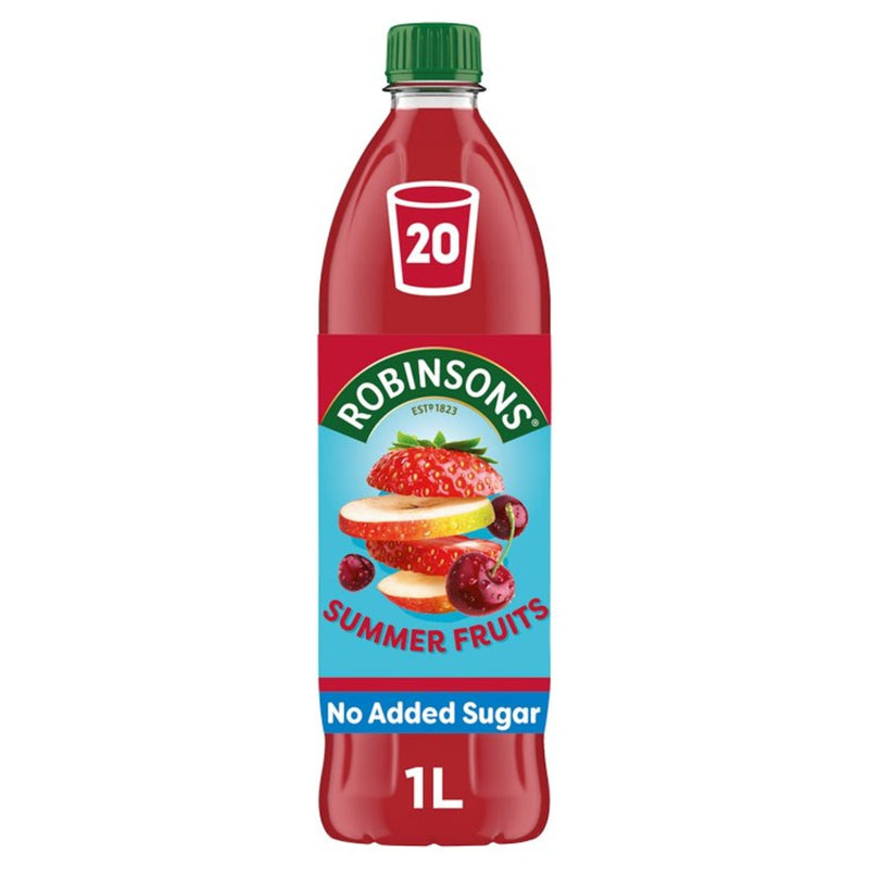 Robinsons Summer fruits Squash No Added Sugar 1 Litre - Moo Local