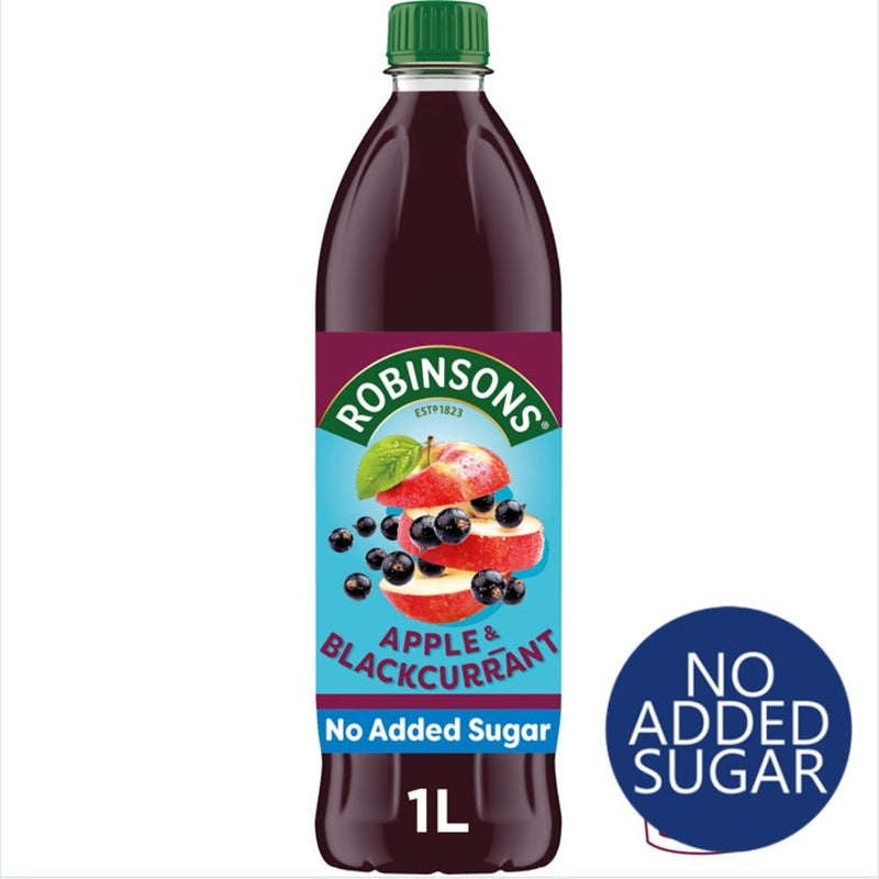 Robinsons Apple & Blackcurrant Squash No Added Sugar 1 Litre - Moo Local