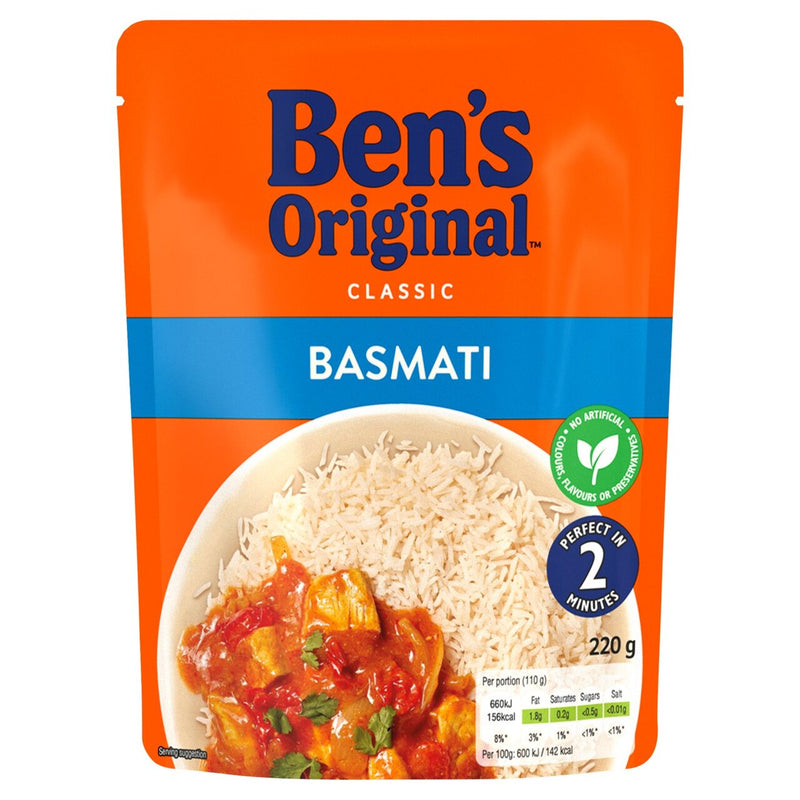 Ben's Original Classic Basmati Microwave Rice 220g