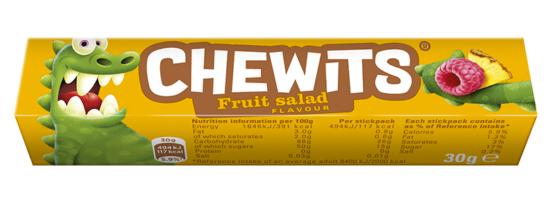 Chewits Fruit Salad Stickpack 30g - Moo Local