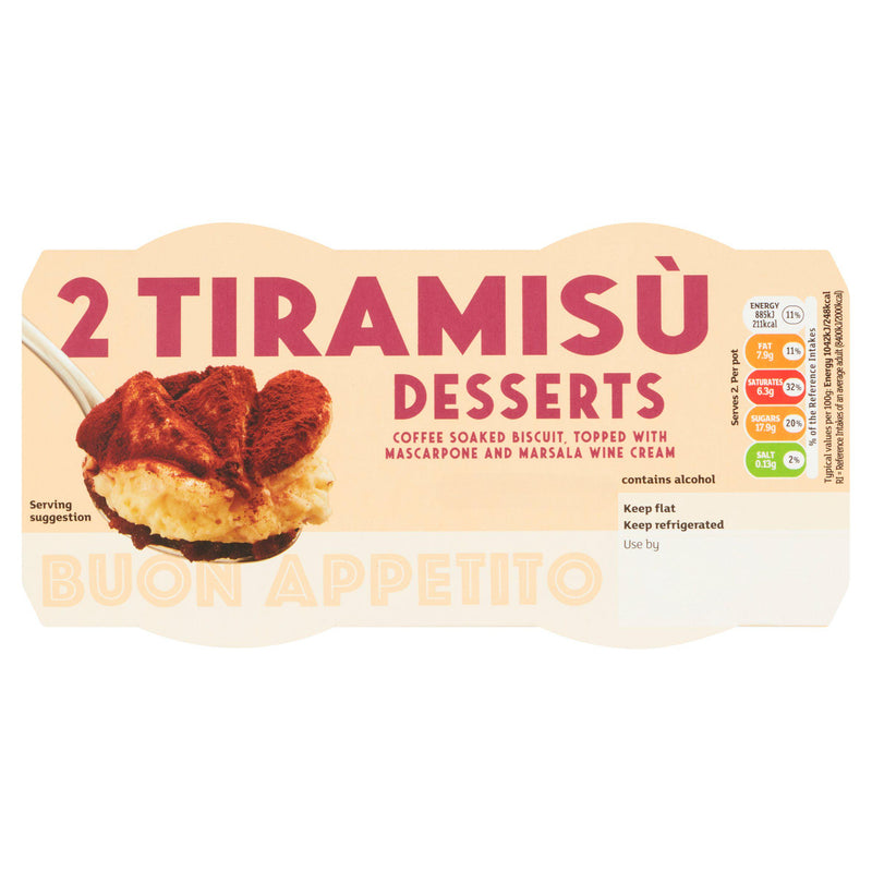 Tiramisù Desserts x2 85g