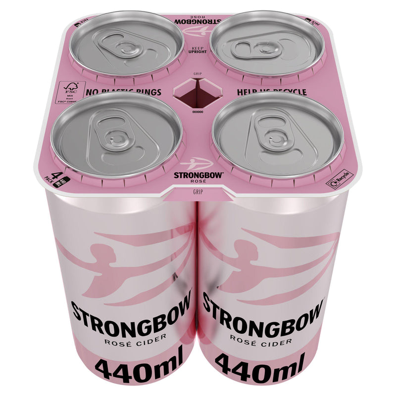 Strongbow Rosé Cider 4x440ml - Moo Local