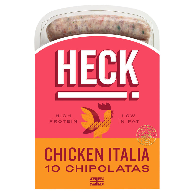 Heck Chicken Italia Gluten Free Chipolata Sausages x10 340g