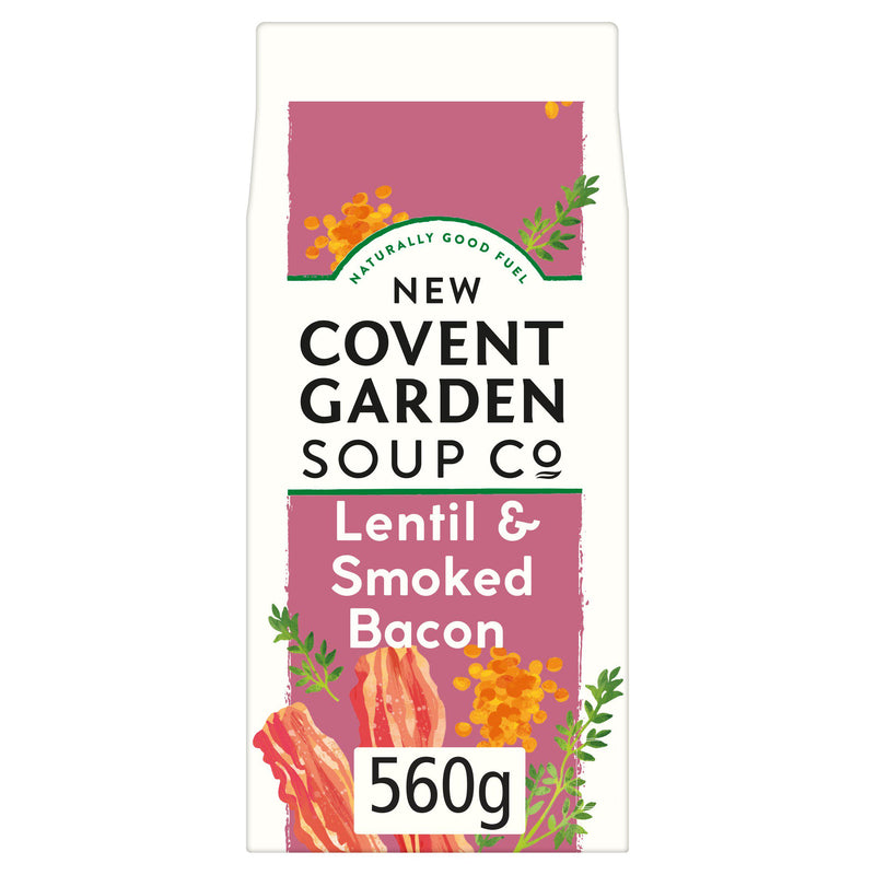 New Covent Garden Lentil & Smoked Bacon Soup 560g - Moo Local