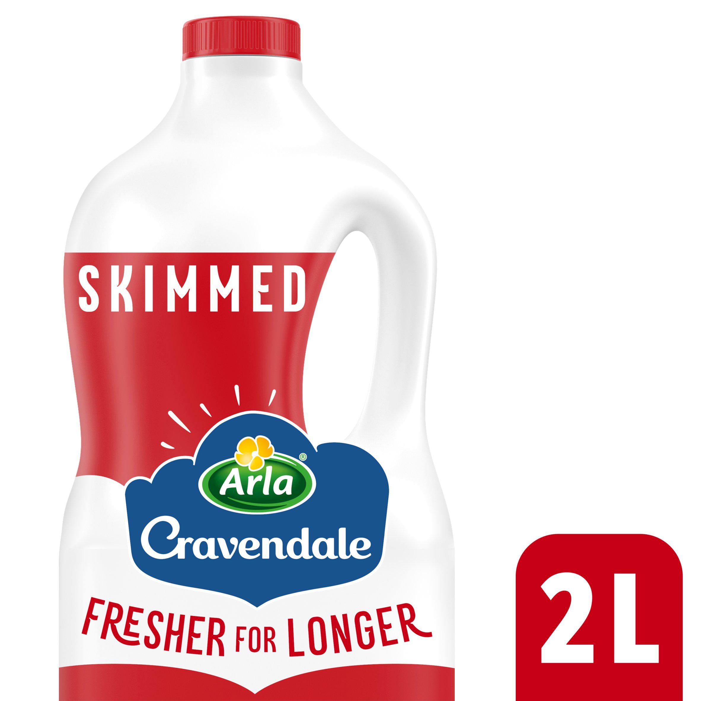 Cravendale Filtered Fresh Skimmed Milk 2 Litre
