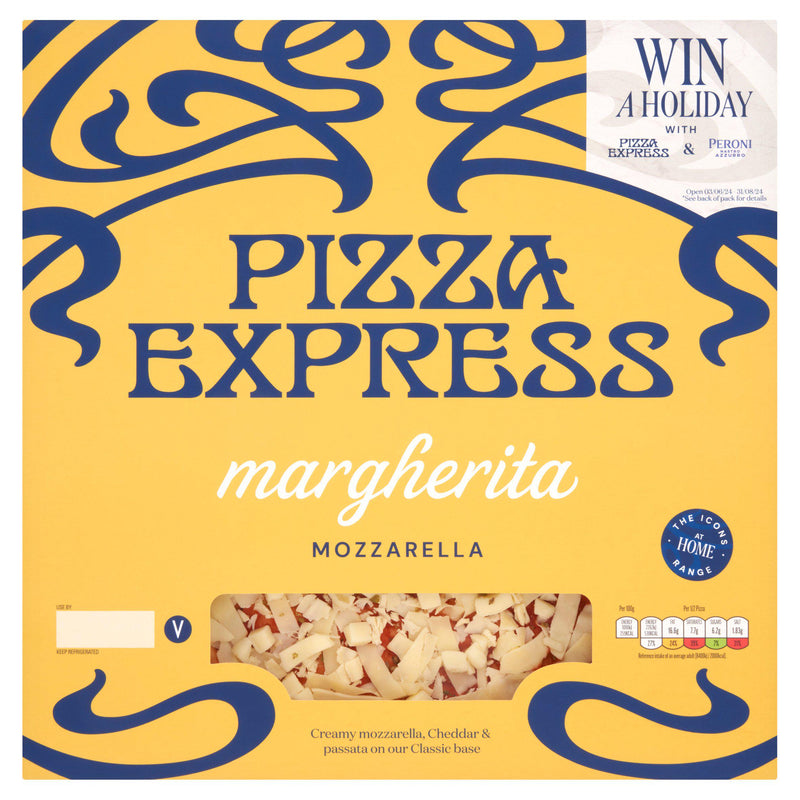 Pizza Express Classic Margherita Mozzarella & Tomato Pizza 447g