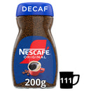 Nescafe Original Decaf Instant Coffee 200g