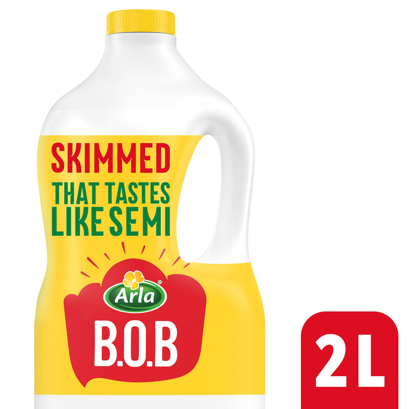 Arla Bob Skimmed Milk Tastes like Semi Skimmed 2 Litre