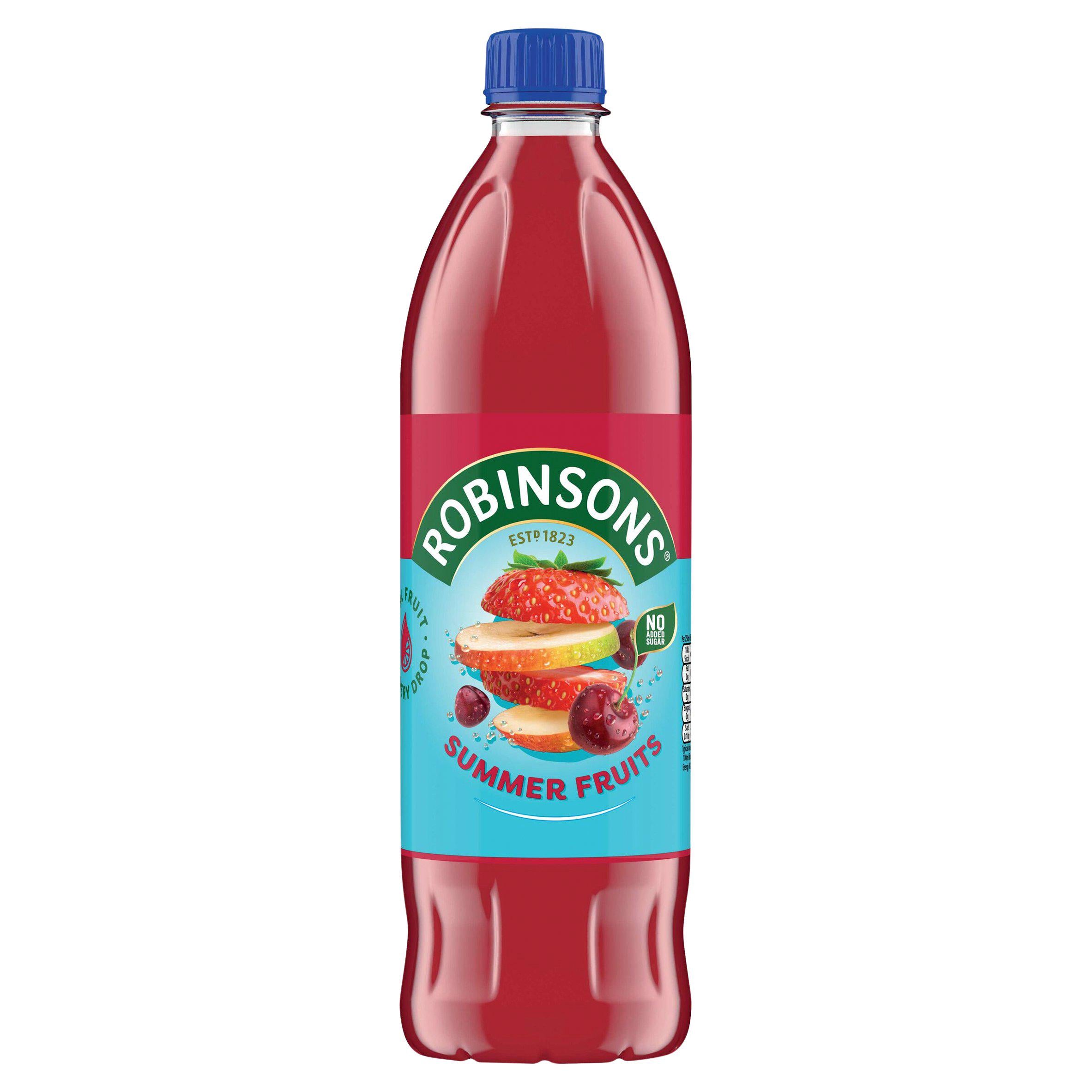 Robinsons Summer fruits Squash No Added Sugar 1 Litre