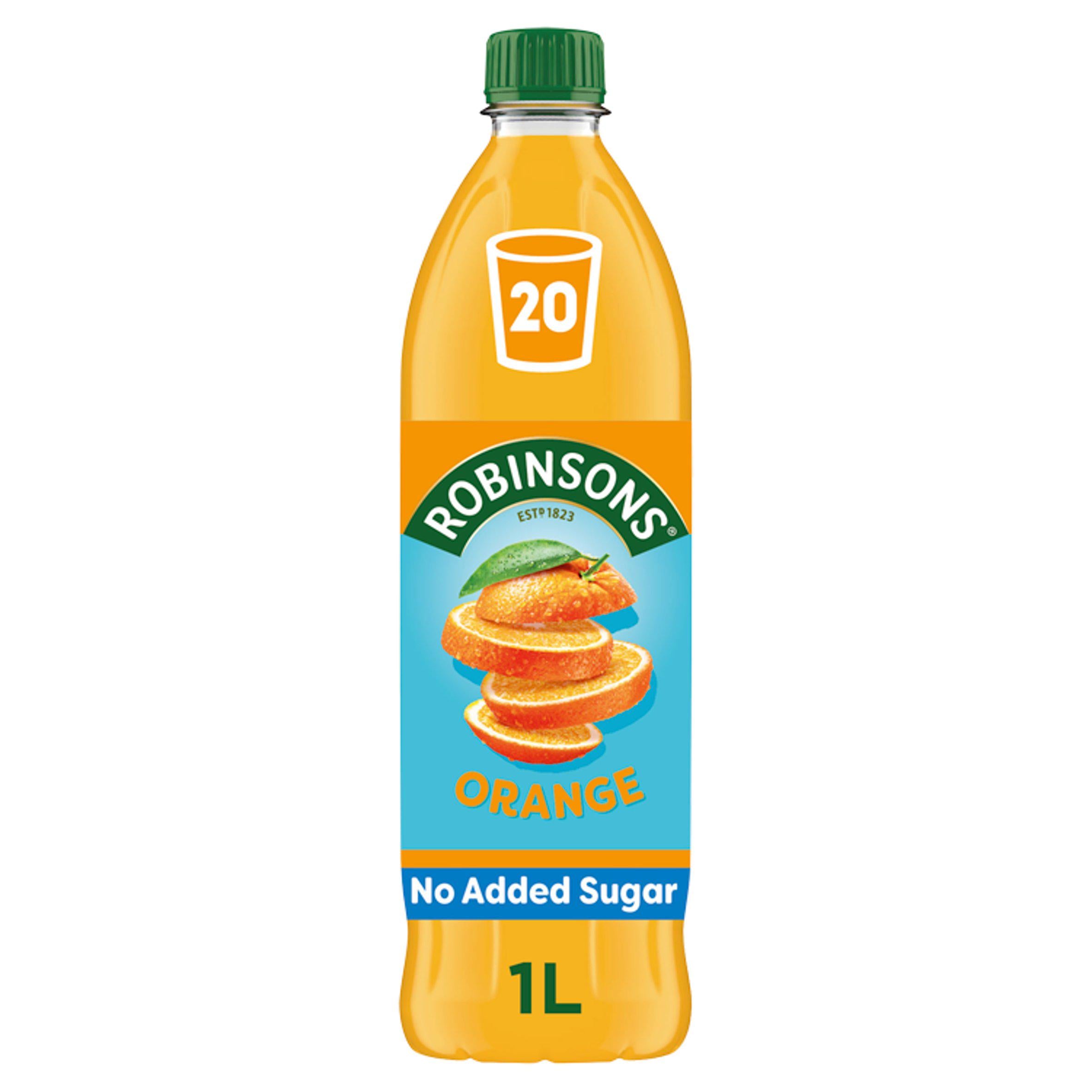 Robinsons Orange Squash No Added Sugar 1 Litre