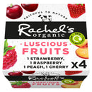 Rachel's Organic Luscious Fruit Multipack Yogurt 4 x 110g