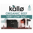 Kallo Very Low Salt Beef Stock Cubes x6