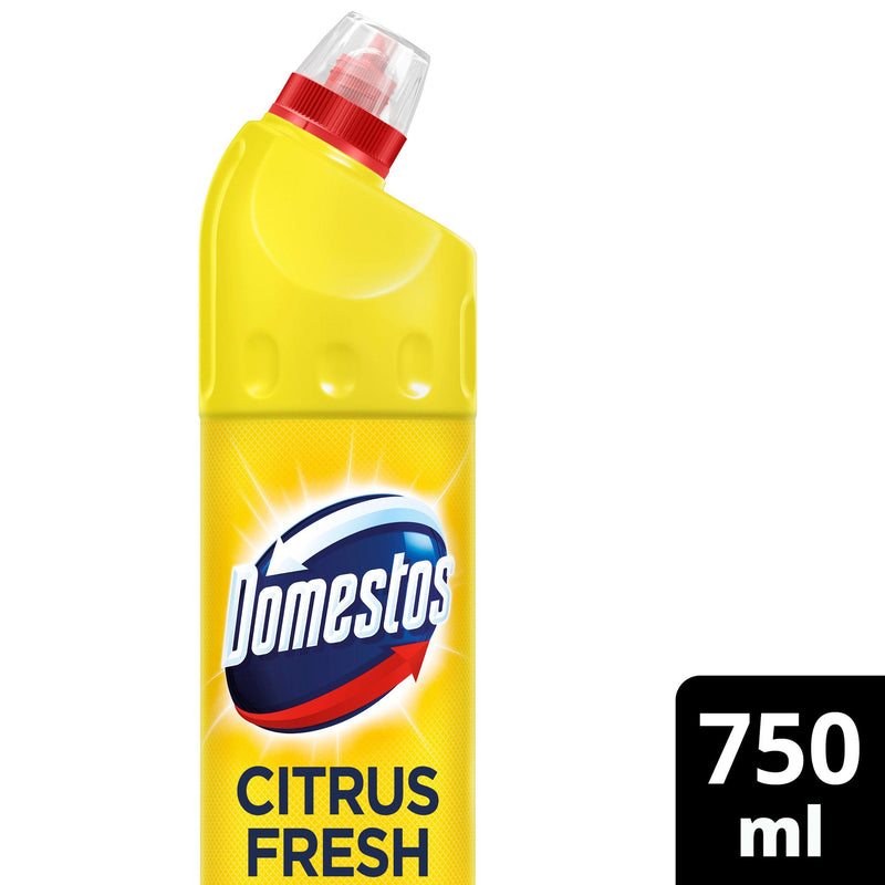 Domestos Thick Bleach Toilet Cleaner Germ Free Citrus Fresh 750ml - Moo Local