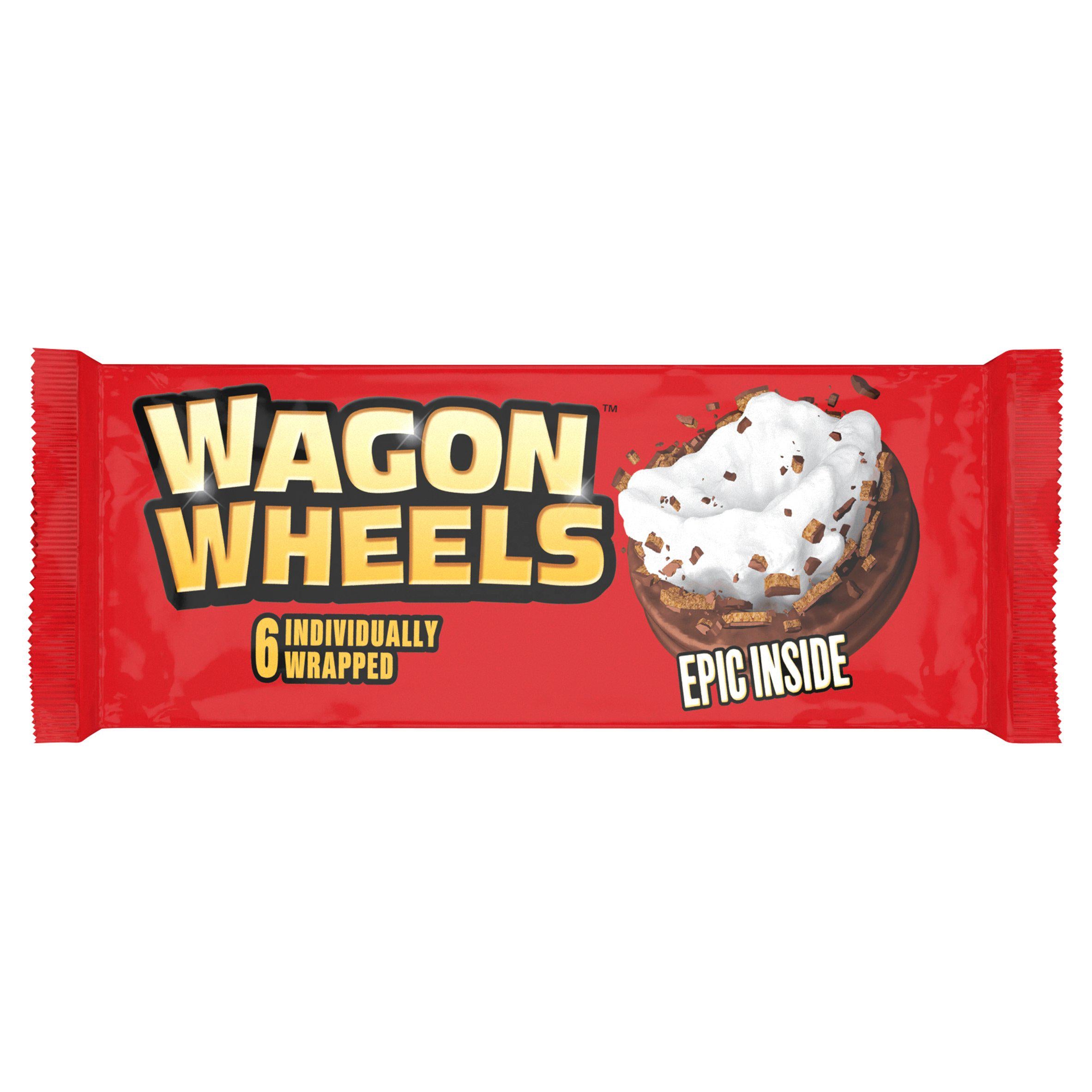 Wagon Wheels Original Biscuits x6