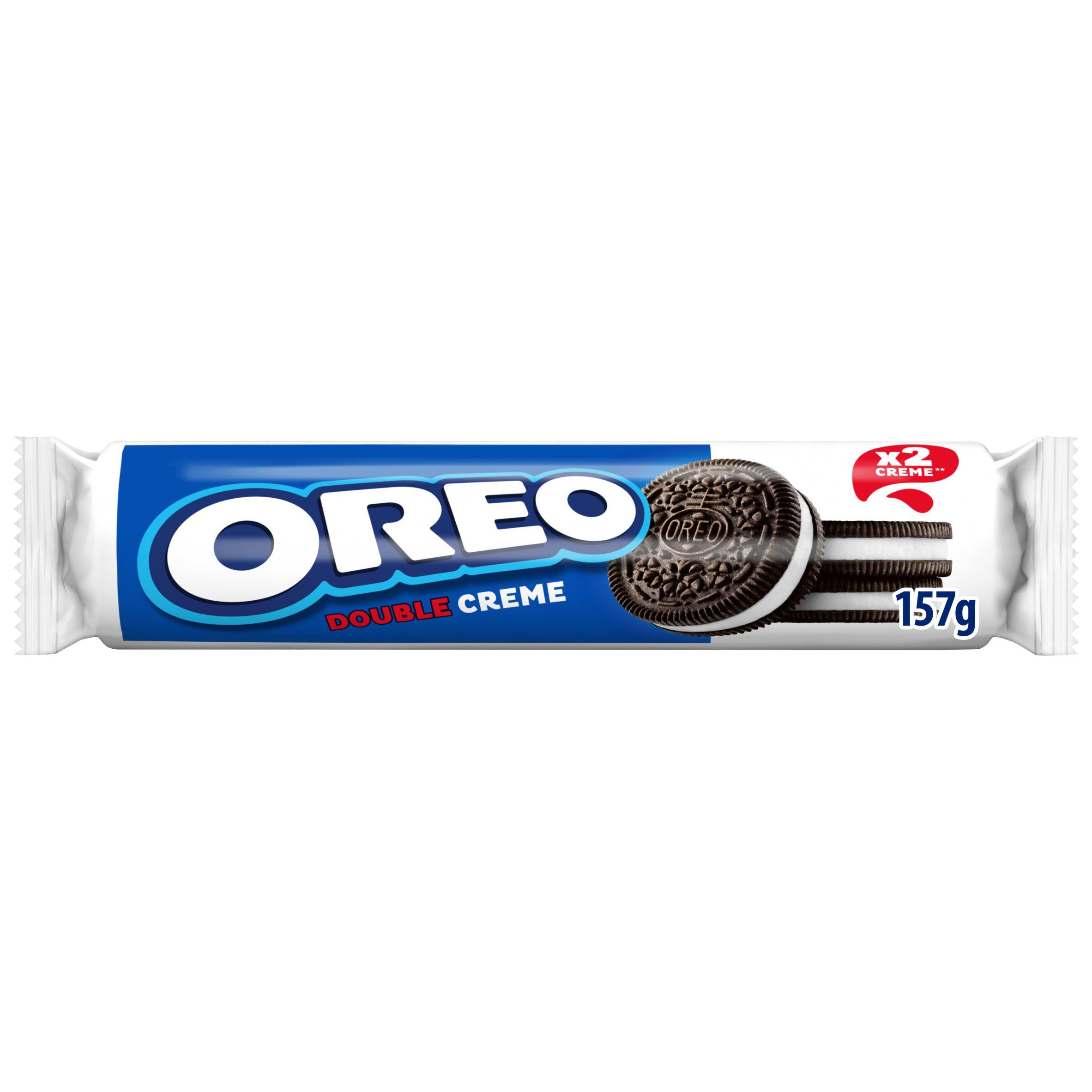 OREO Double Creme Vanilla Sandwich Cookies Biscuits 157g