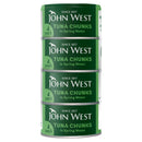 John West Tuna Chunks in Spring Water 4x125g