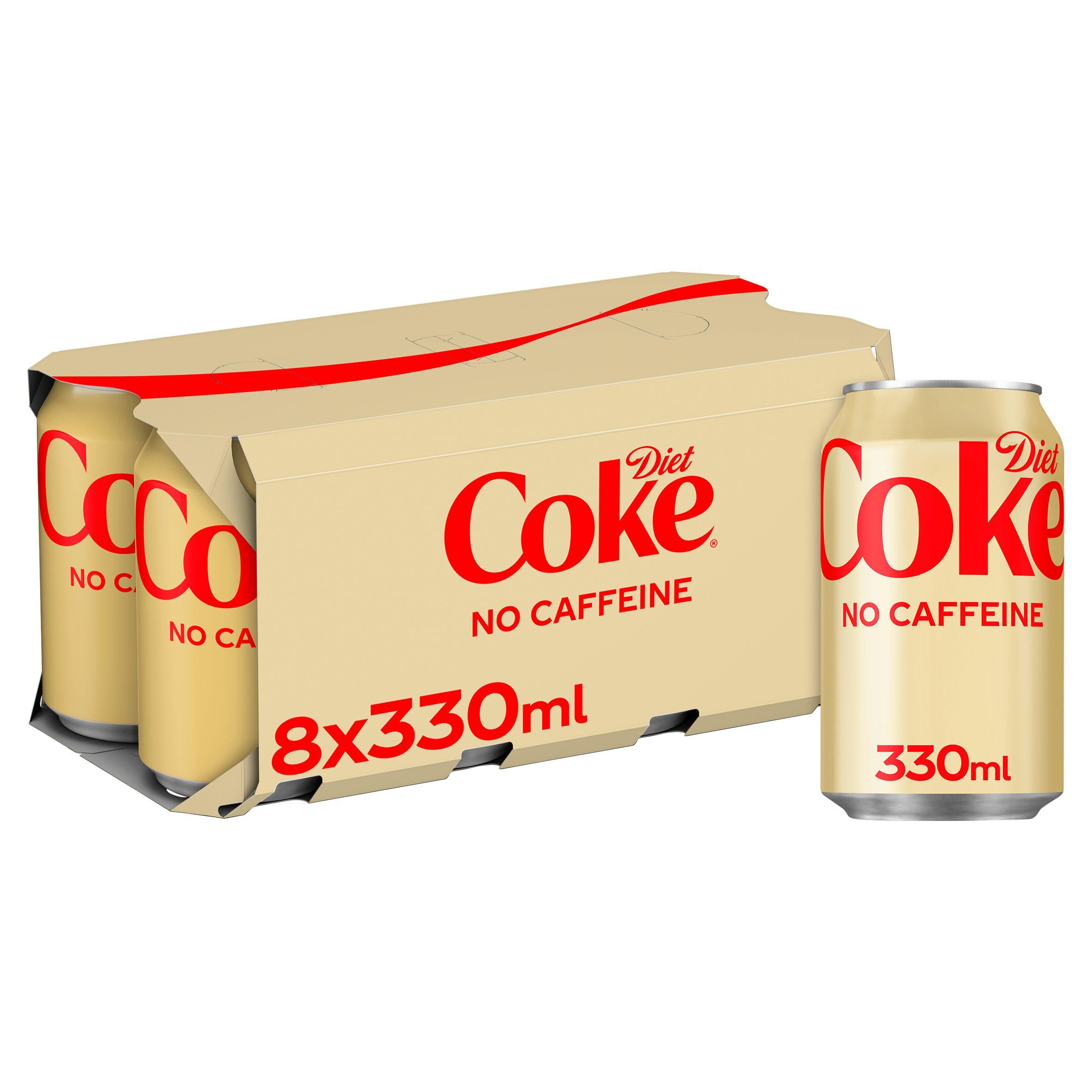 Diet Coke No Caffeine Cans 8 x 330ml