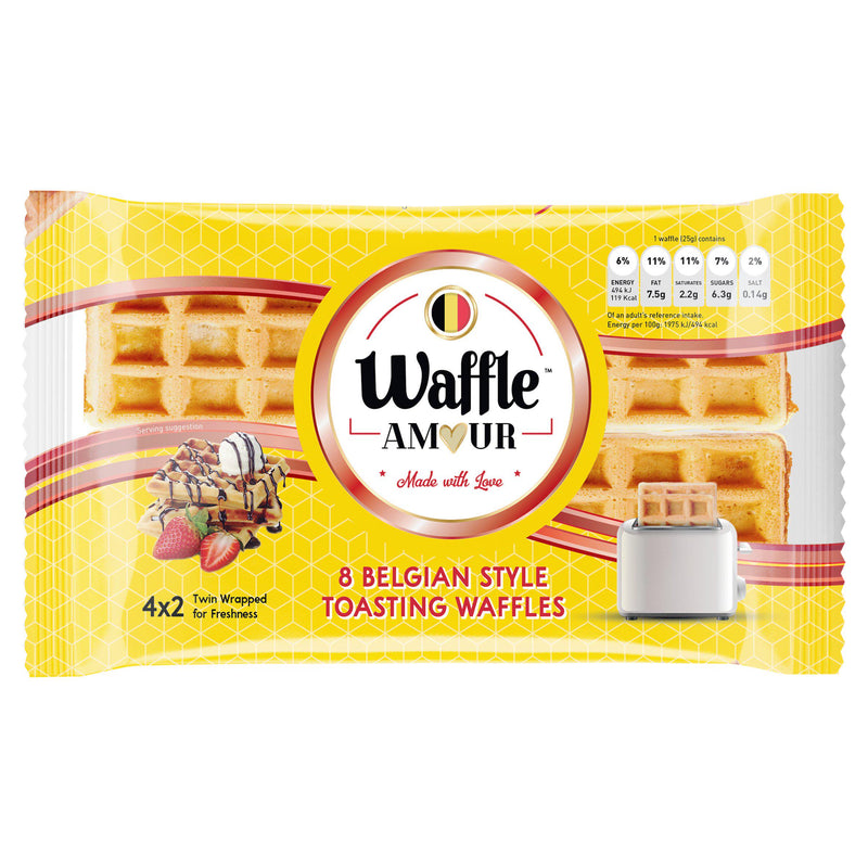 Toasting Waffles x8