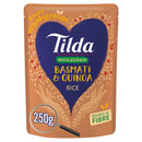 Tilda Microwave Brown Basmati & Quinoa Wholegrain Rice 250g
