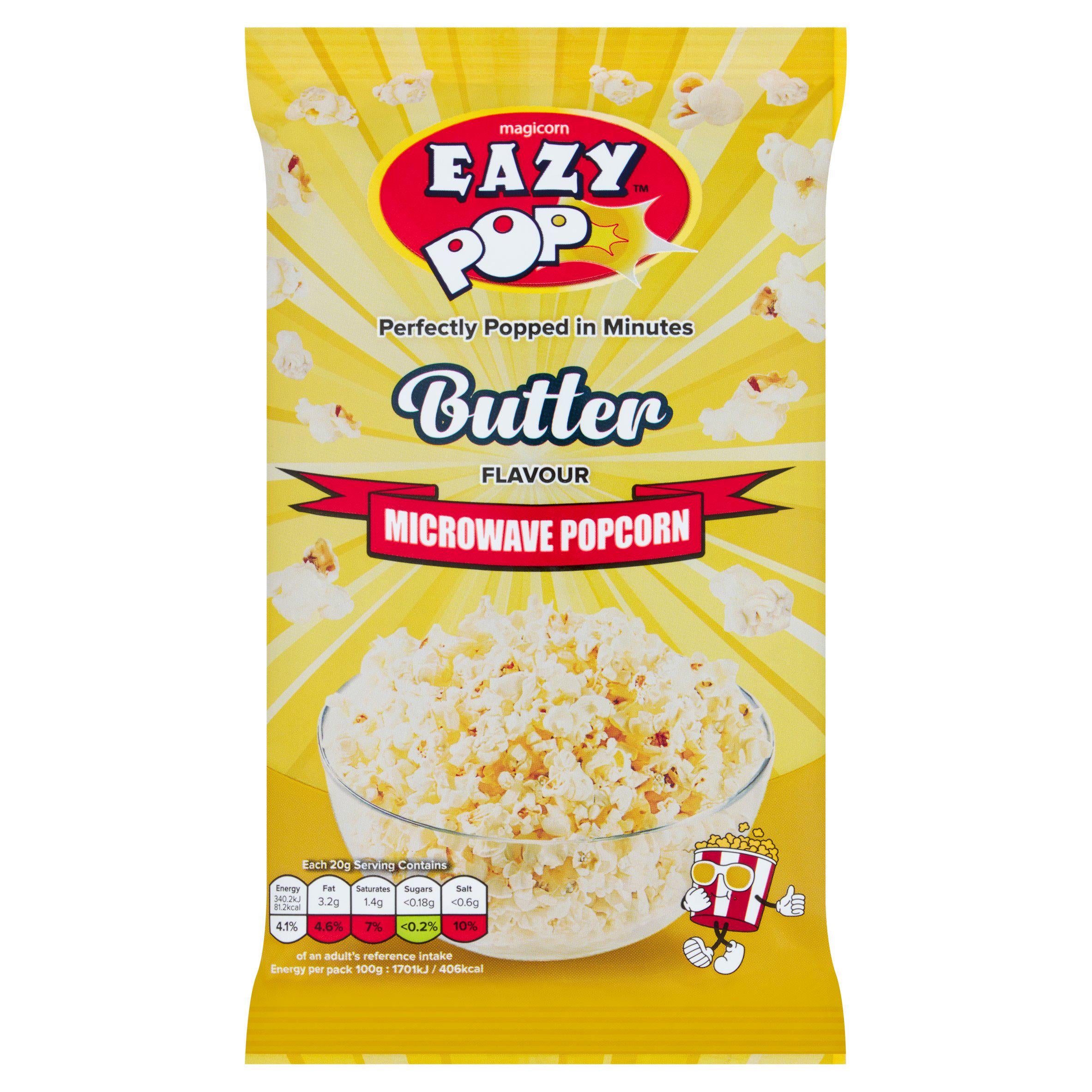 Eazypop Butter Flavour Microwave Popcorn 85g