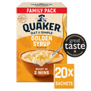 Quaker Oat So Simple Golden Syrup Porridge Sachets 20x36g