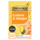 Twinings Lemon & Ginger Tea Bags x20