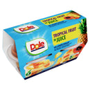 Dole Tropical Fruit In Juice Fruit Snacks 4x113g
