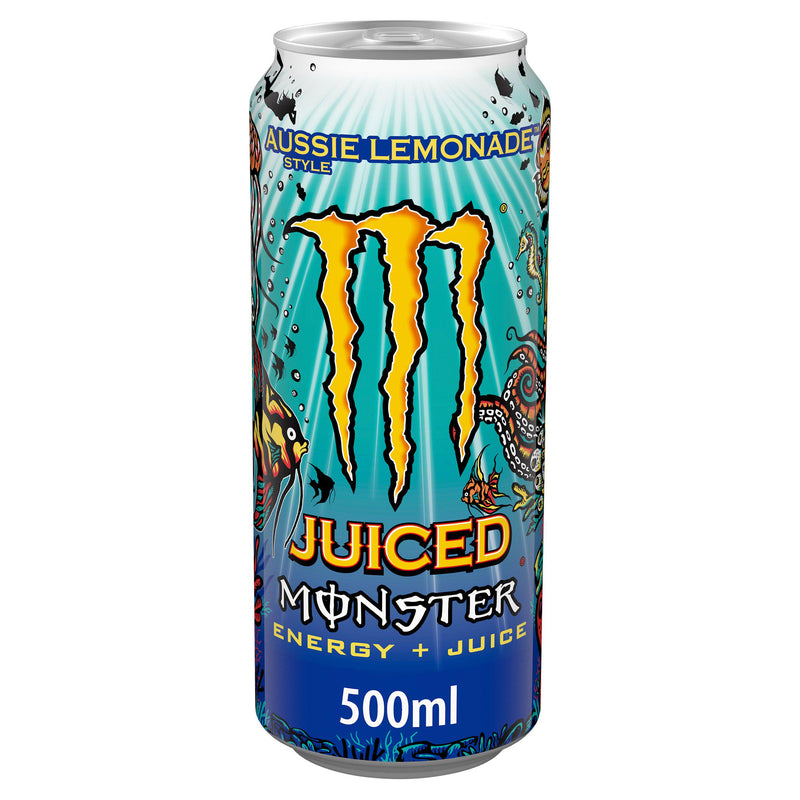 Monster Energy Drink Aussie Style Lemonade 500ml - Moo Local