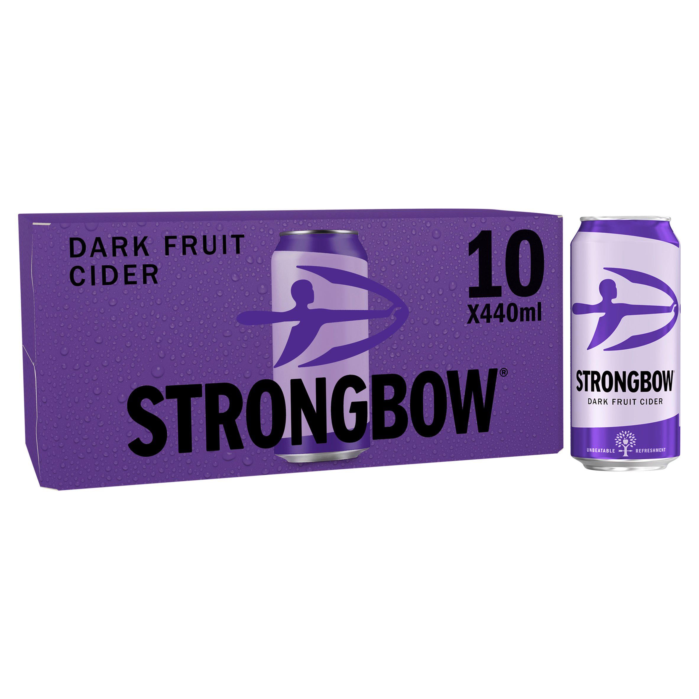 Strongbow Dark Fruit Cider 10 x 440ml - Moo Local