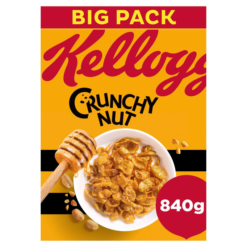 Kellogg's Crunchy Nut Breakfast Cereal 840g