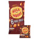Hula Hoops BBQ Beef Potato Ring Crisps 6x24g