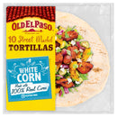 Old El Paso Mexican Gluten Free White Corn Tortilla Wraps x10