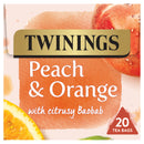 Twinings Peach & Orange Fruit Tea, 20 Tea Bags - Moo Local
