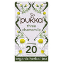 Pukka Organic Three Chamomile Tea Home Compostable Herbal Tea Bags x20