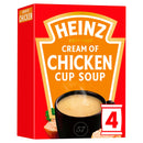 Heinz Cream of Chicken Cup Packet Soup x4