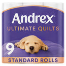 Andrex Ultimate Quilts Toilet Tissue x9 Rolls