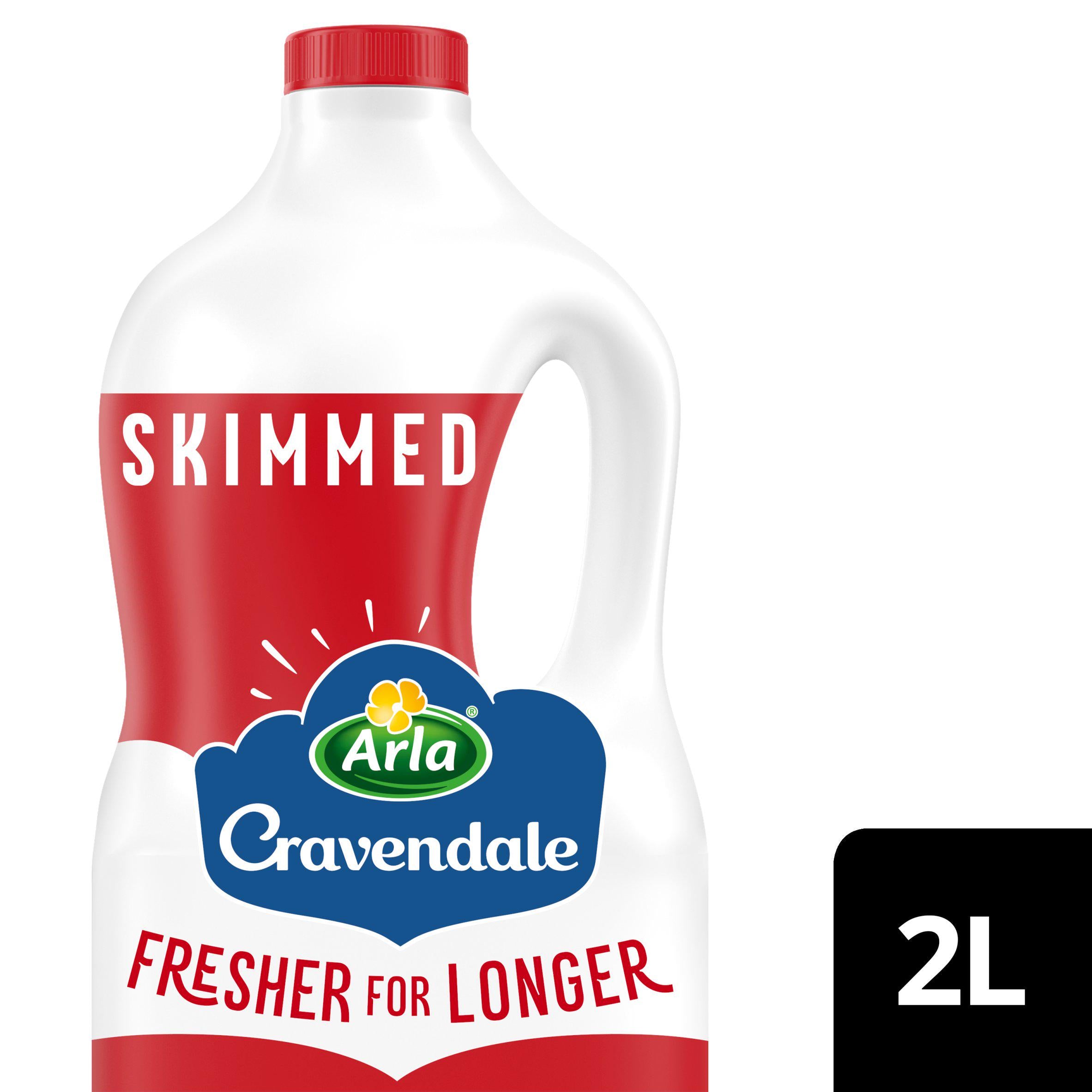 Cravendale Filtered Fresh Skimmed Milk 2 Litre