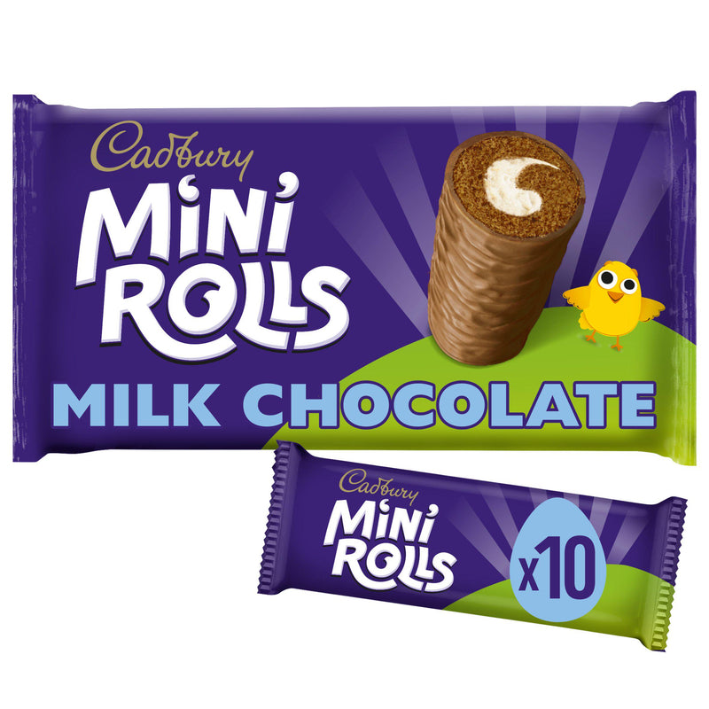 Cadbury Chocolate Mini Rolls Cakes x10