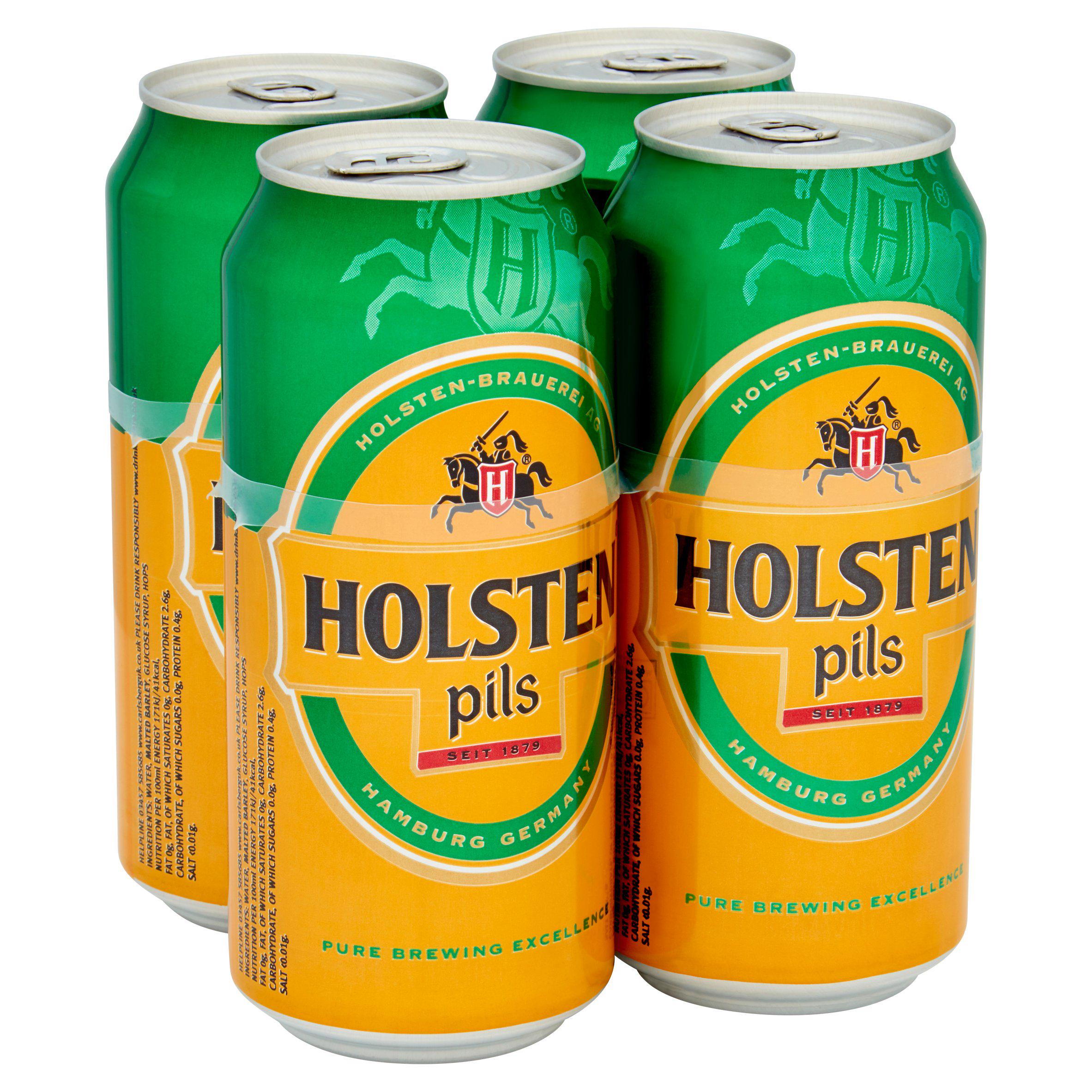 Holsten Pils Lager Beer  4x440ml