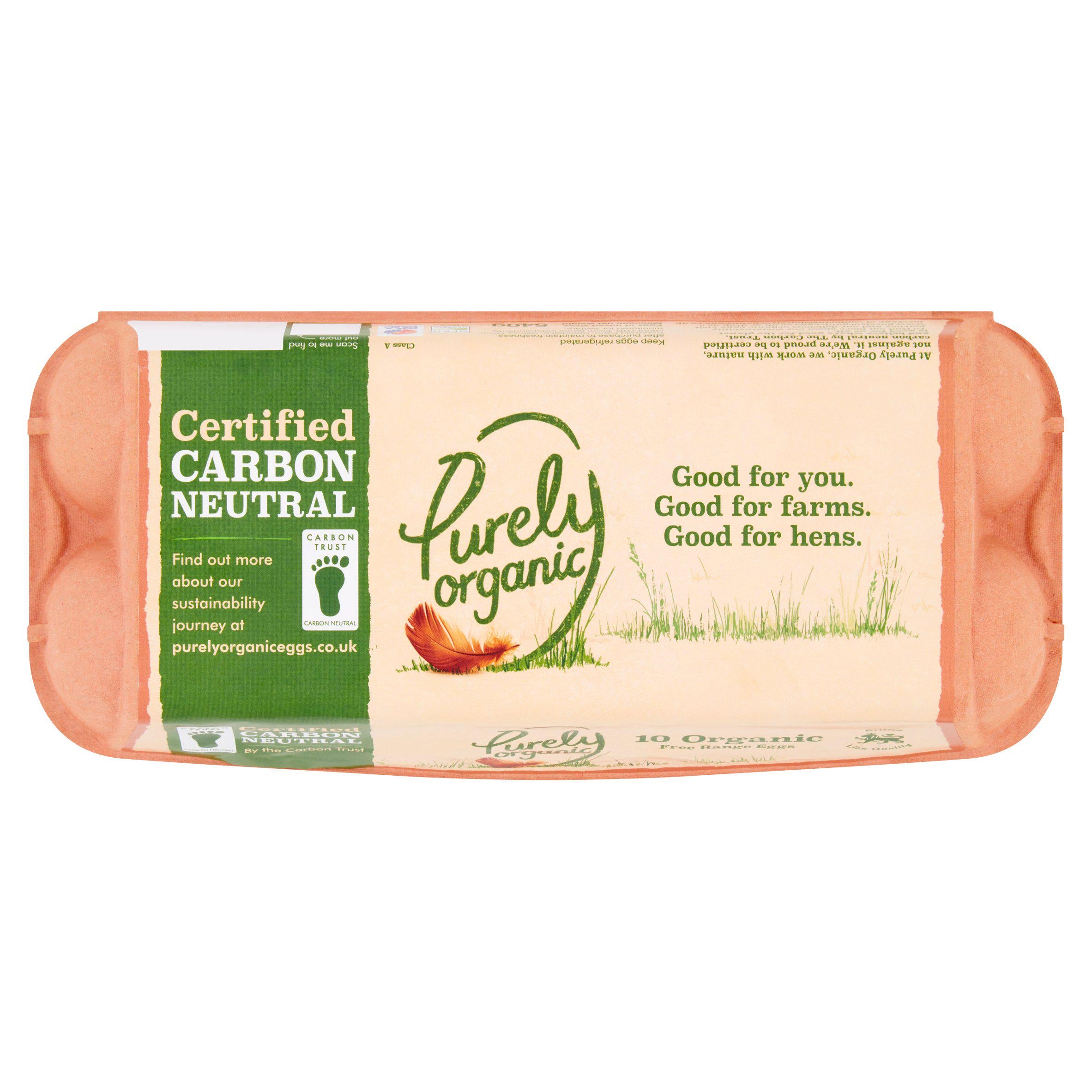 Purely Organic Free Range Mixed Weight Eggs x10 - Moo Local