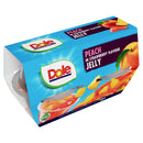 Dole Peach In Strawberry Jelly Fruit Snacks 4x123g