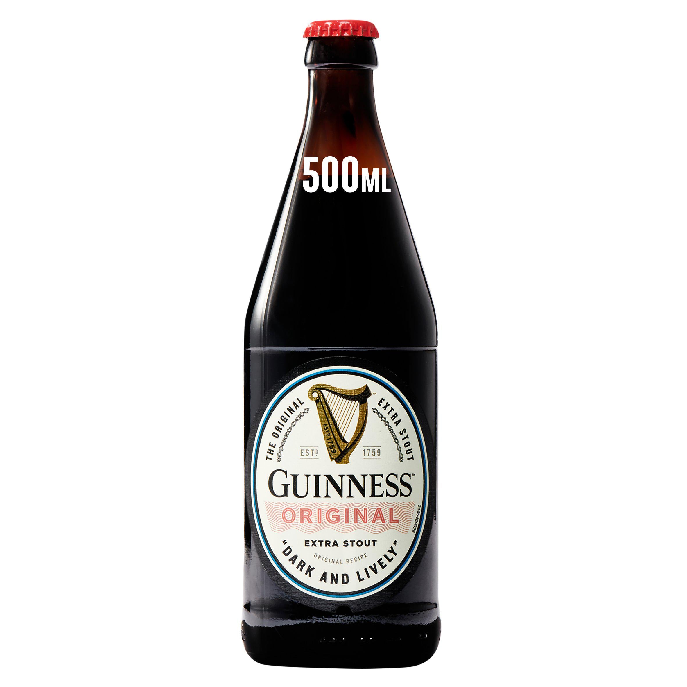 Guinness Original Stout Bottle 500ml