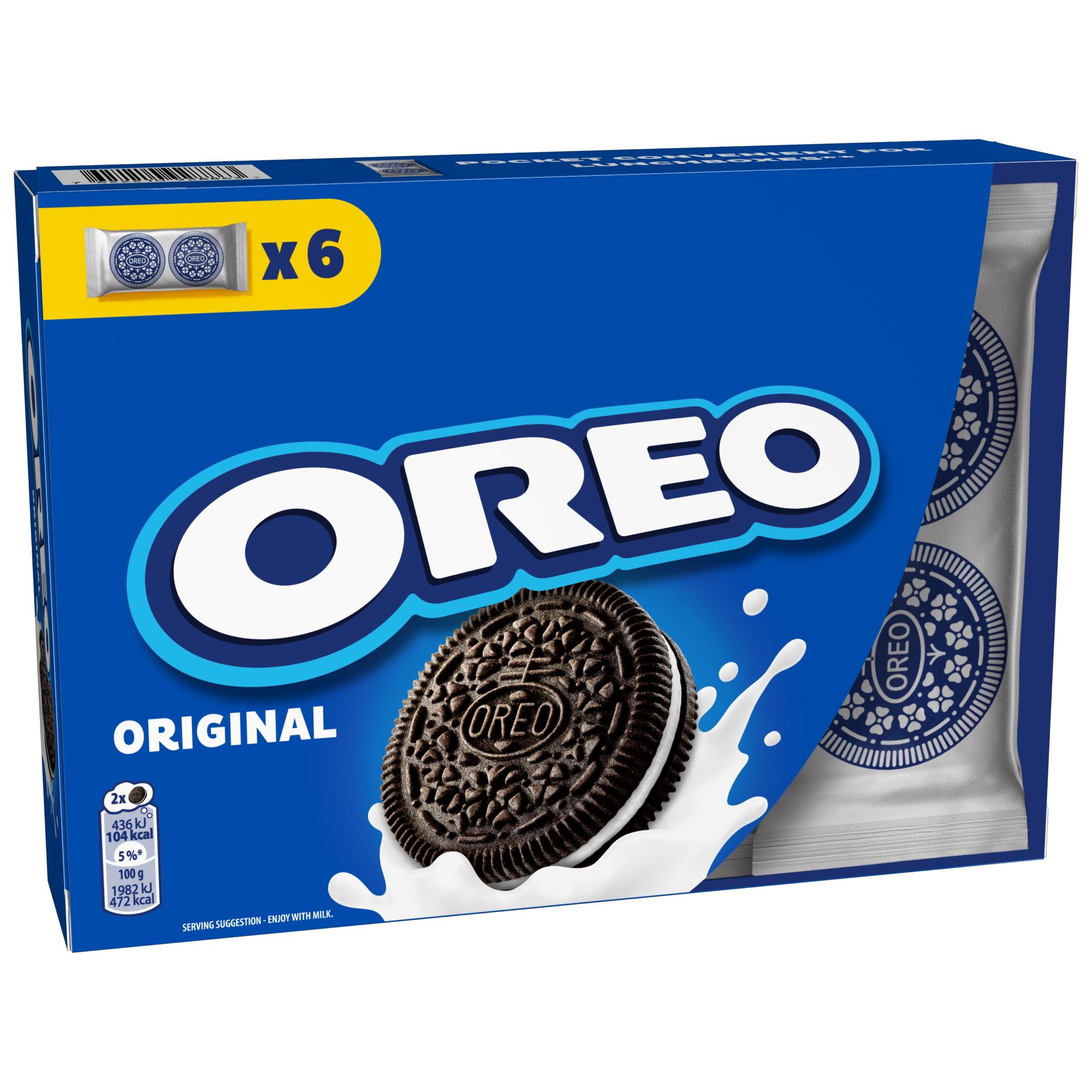 OREO Lunchbox Vanilla Cookies Multipack 6x22