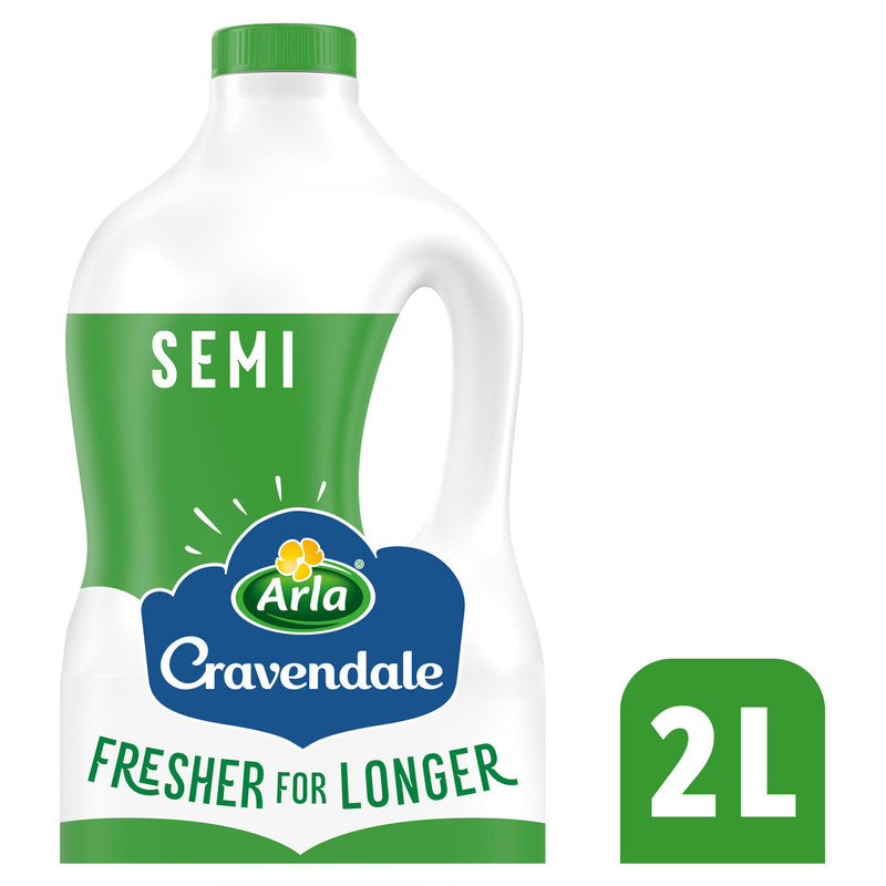 Cravendale Filtered Fresh Semi Skimmed Milk 2 Litre