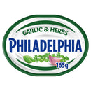 Philadelphia Garlic & Herbs Soft Cheese 165g