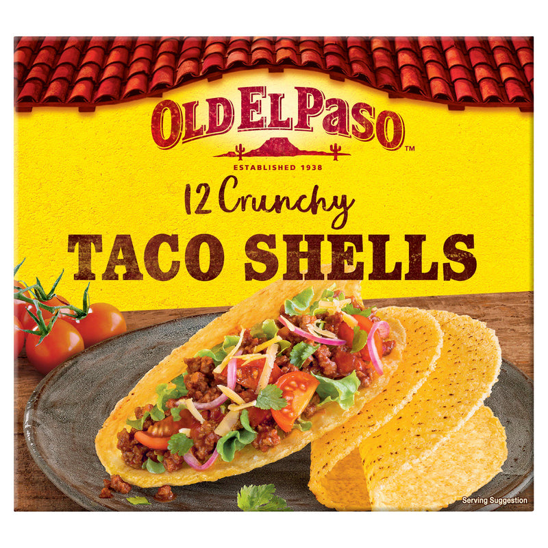 Old El Paso Mexican Crunchy Taco Shells 156g